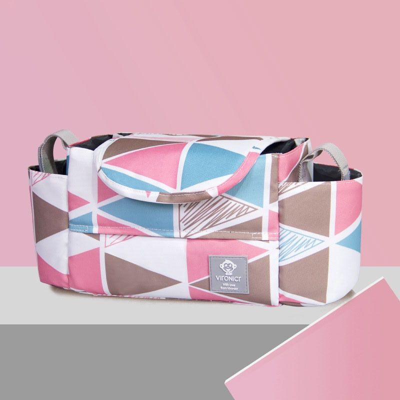 Organisateur De Sacs De Poussette De Bebe, Sacs a Couches De Voyage Pour Maman, Sacs De Rangement De Fournitures De Biberons, Accessoires De Sac Suspendu Pour Poussette 35x13x15cm C494