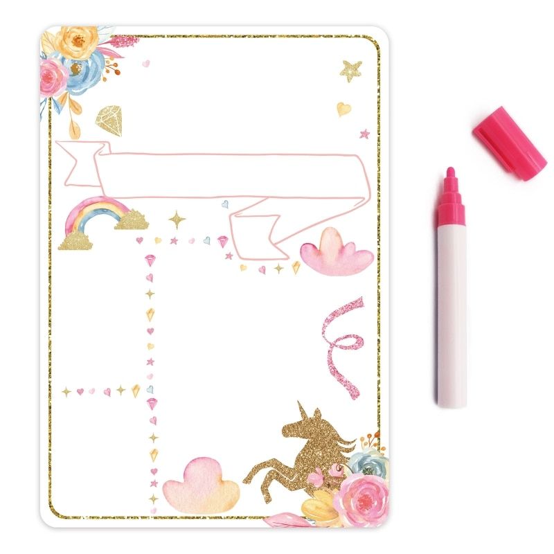Reusable Baby Message Board Water-proof Infant Baby