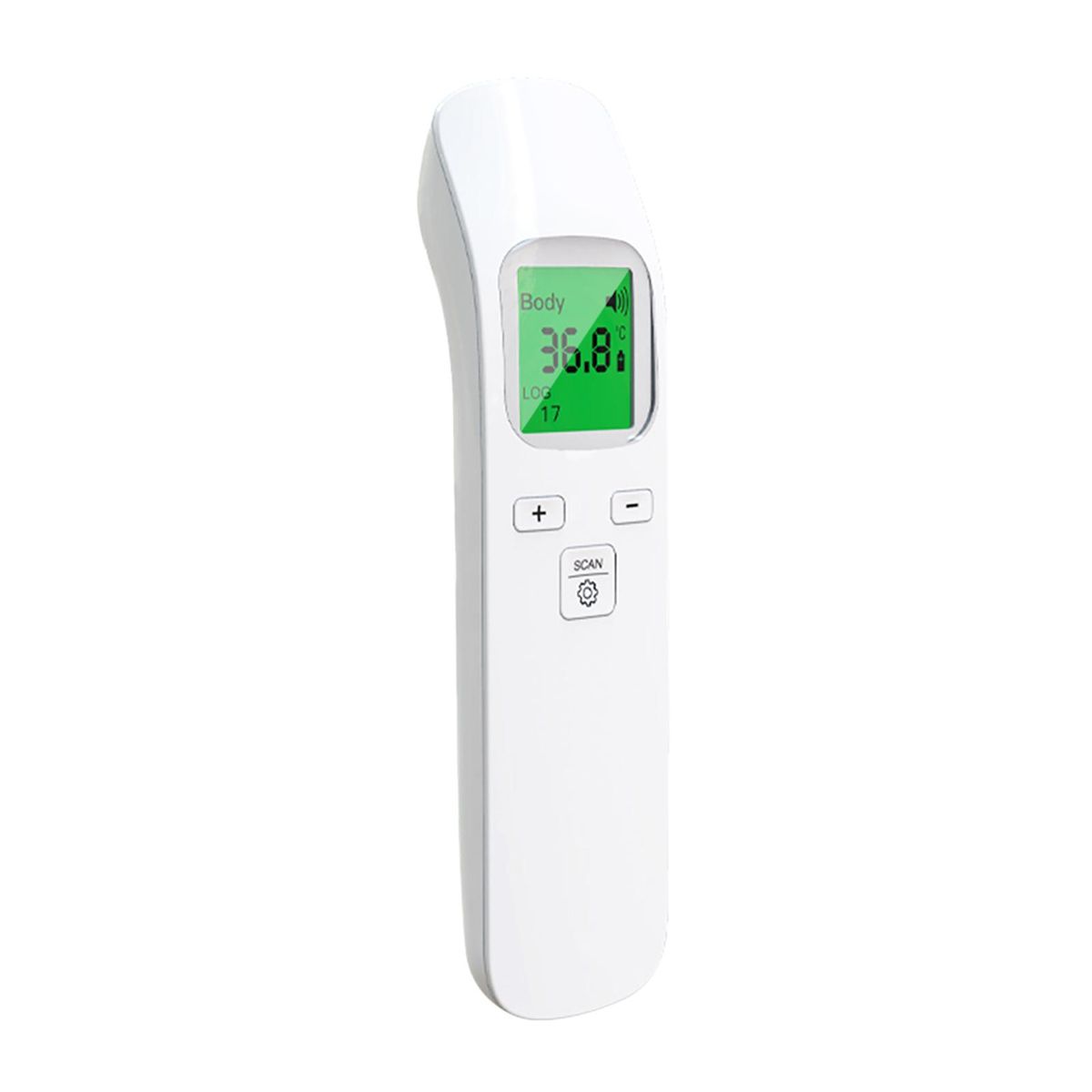 Non-contact Contactless IR Infrared Sensor Forehead Body/ Object Thermometer Temperature Measurement LCD Screen Display Mini Handhold Design Unit Changeable 32 Memory Groups Recording 2 * AAA Cell Powered Operated Portable fo
