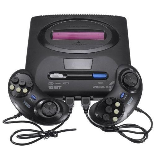 Mega Drive II Video Games For Kids Plus 1pcs Catridge - Black