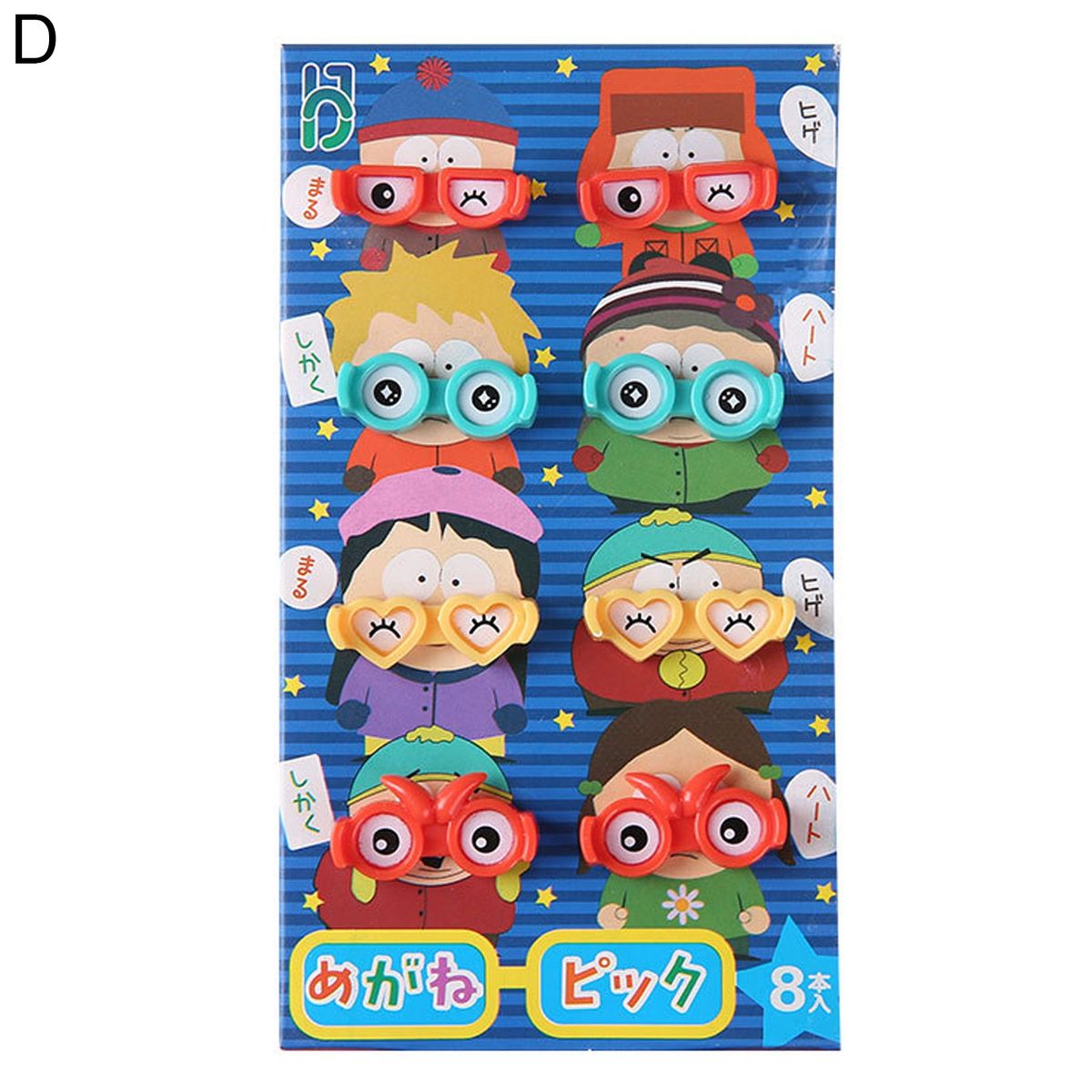 1 Set Fruit Pick Cat Fish Bento Stick D