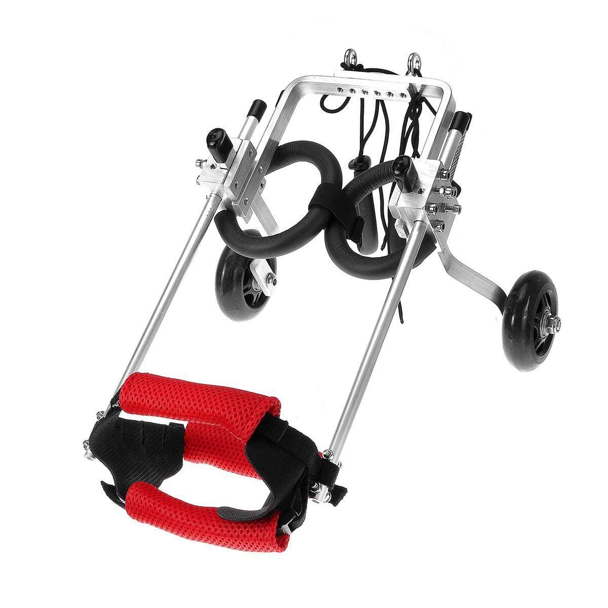 Pet Dog Wheelchair Aluminum Alloy For Handicapped Hind Legs Puppy Walk Cart