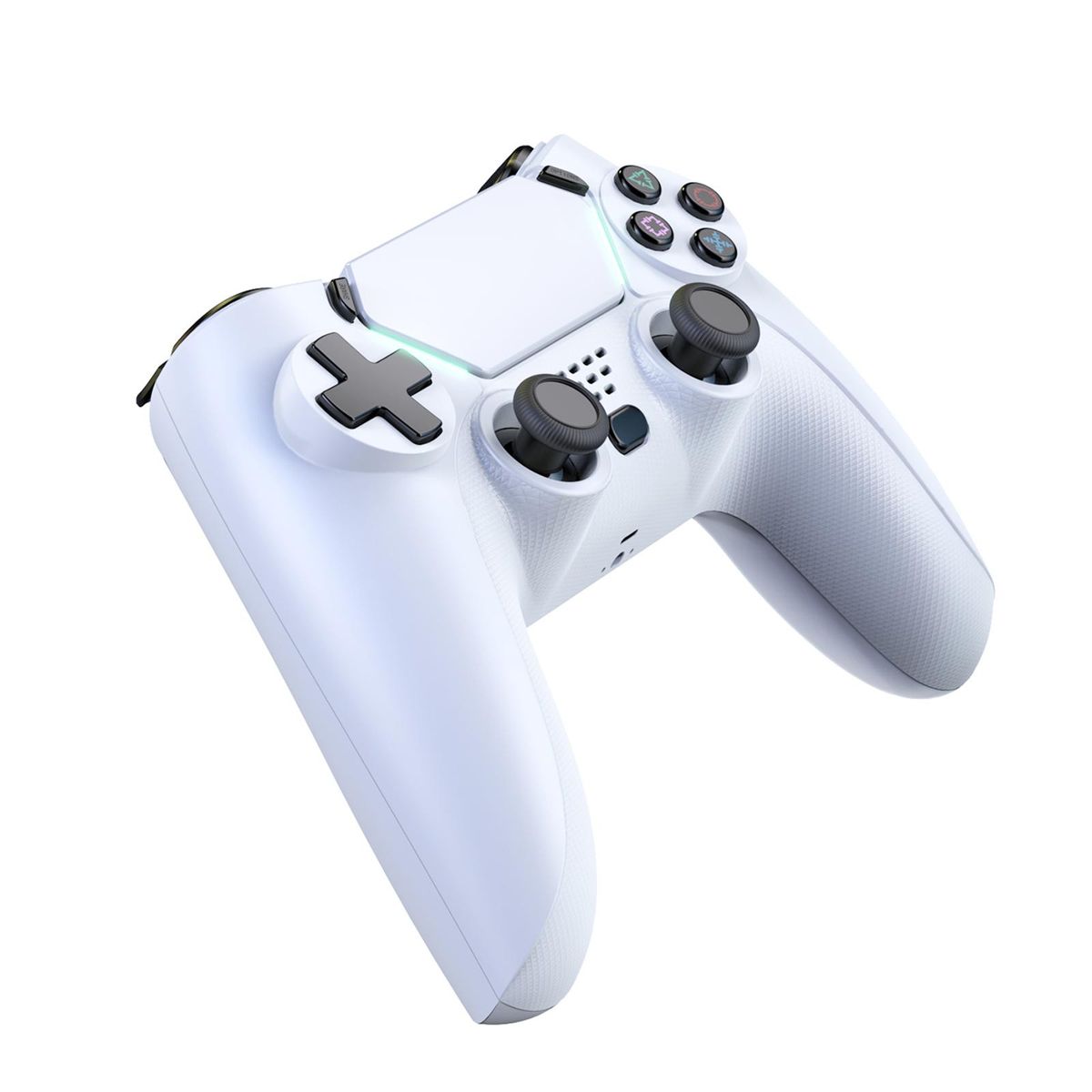 Wireless Controller for Game Compatible with PS4/Pro/Slim Console with Headset 3.5mm Audio Jack Dual Vibration Speaker Touch Pad Motion Control Gaming Controller