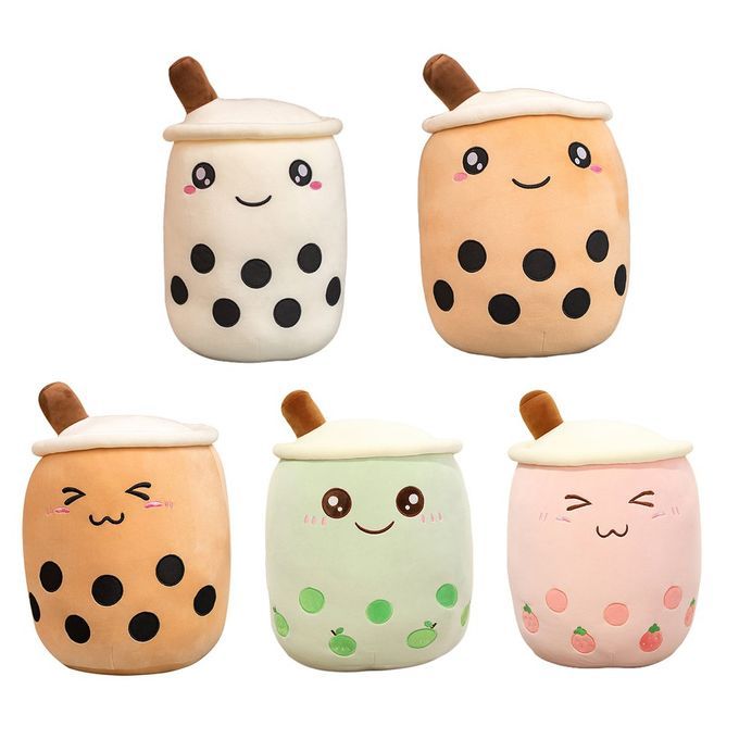 Bubble Tea  Up Plush Toy  Ow  UshionSoft Doll Kids Toys Birthday Gift-white-35cm