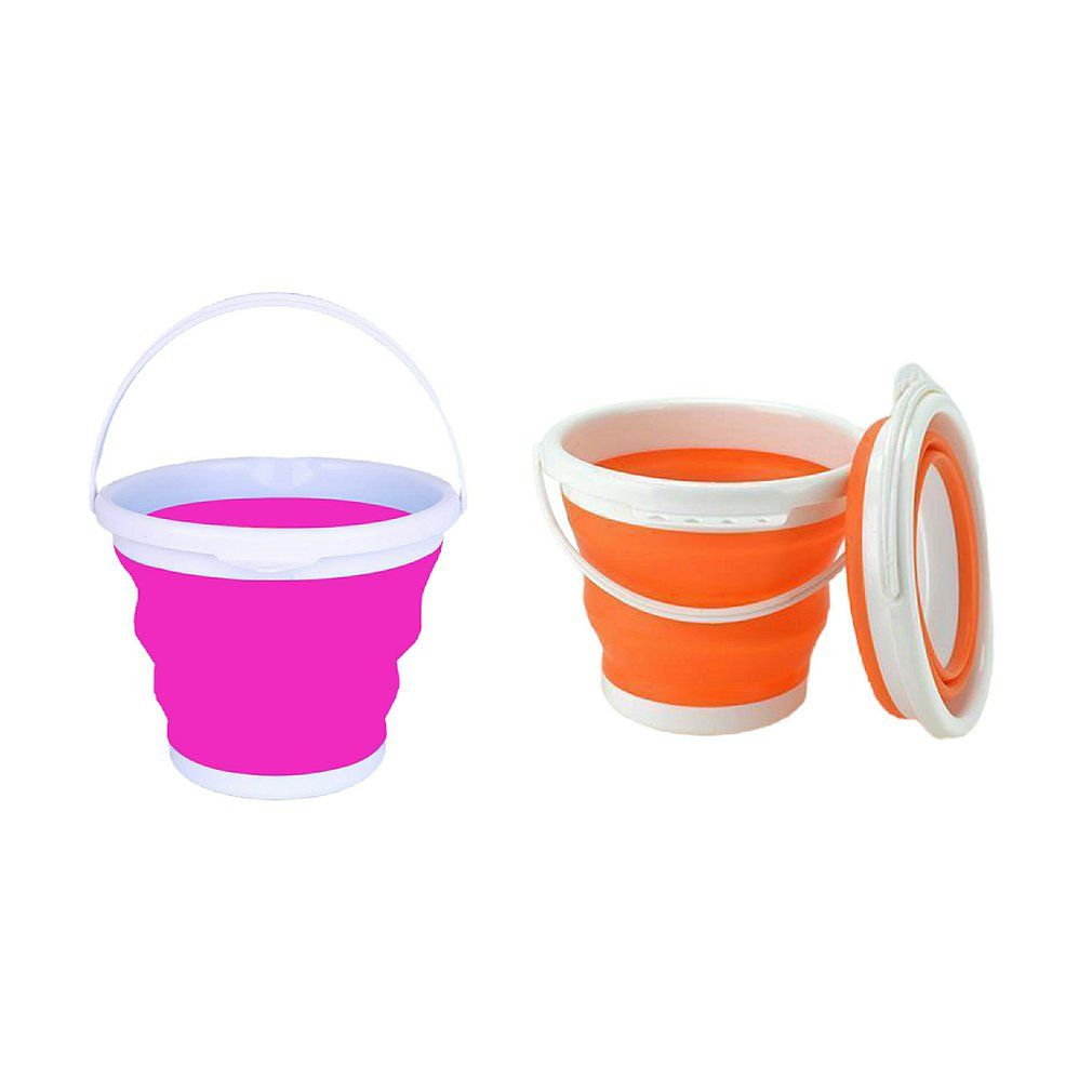 Detachable Washing Machine Portable Special Bucket Retractable Plastic-orange