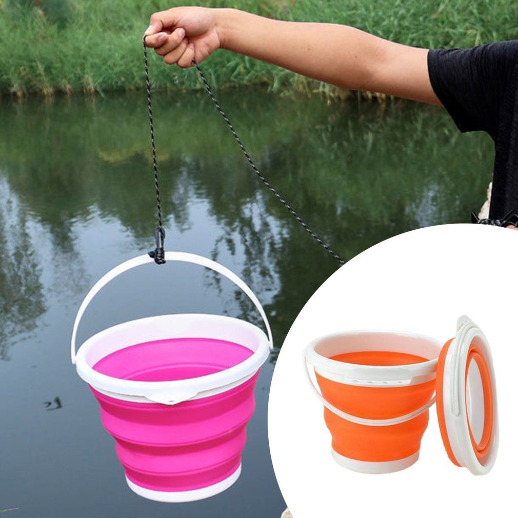 Detachable Washing Machine Portable Special Bucket Retractable Plastic-orange