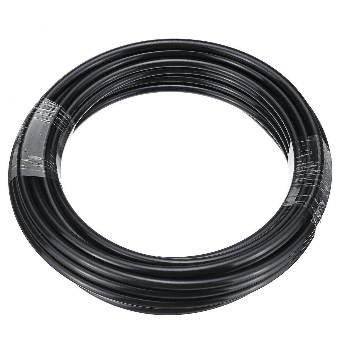 9M Outdoor Garden Cooling Patio Misting System Water Fogging Nozzle Sprinkler Black (black)