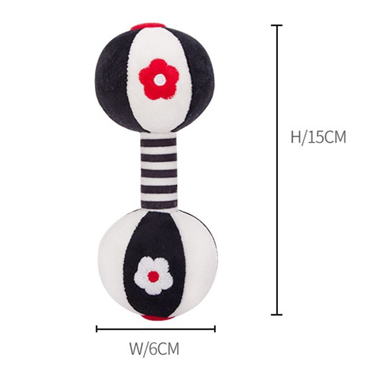 Sand Hammer Dumbbell Baby Rattle Gift