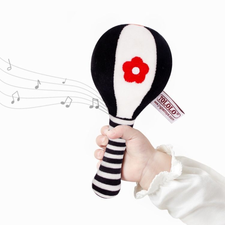 Sand Hammer Dumbbell Baby Rattle Gift