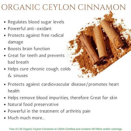 Organic Ceylon Cinnamon Powder (True) -200g