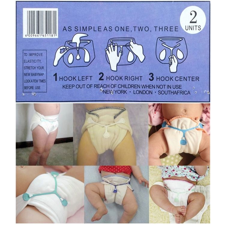 3 PCS Infant Nappy Fasten Buckle Fixed Belt Fastener Buckles