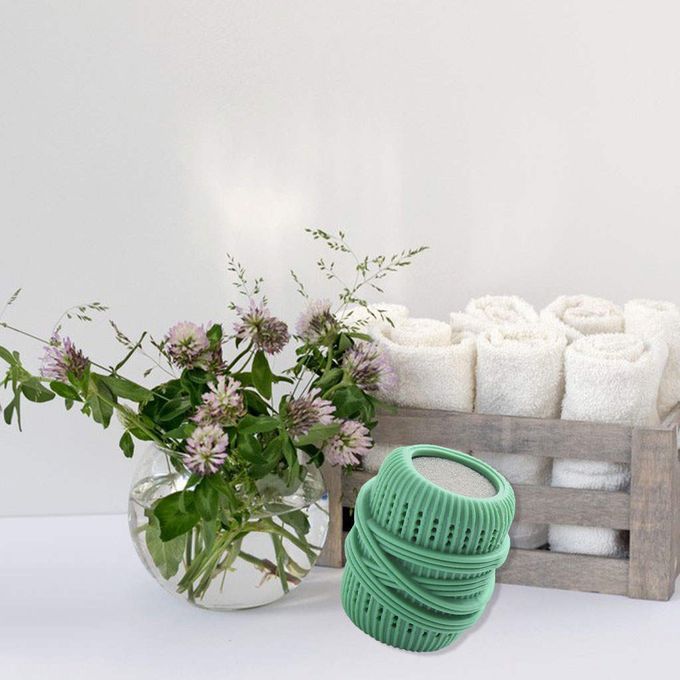 Cleaning Ball Reusable Anti-Twist Convenient For Washing Machine Green