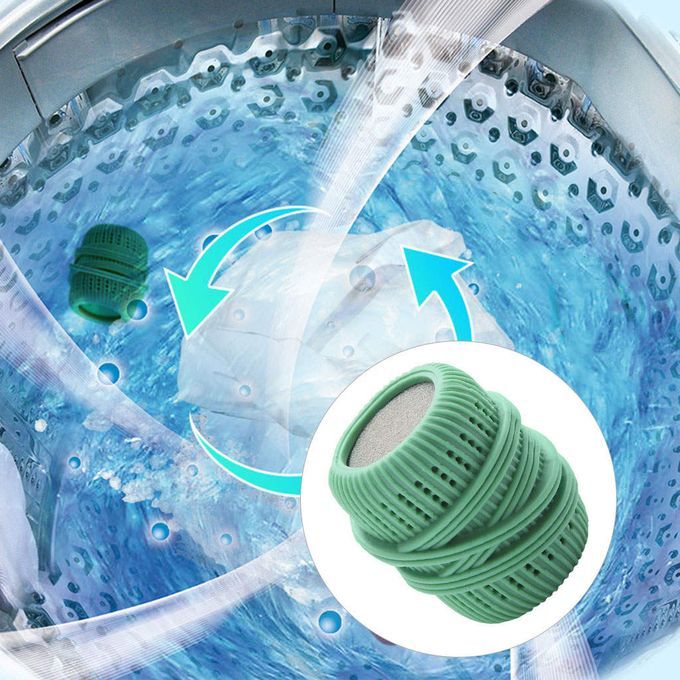 Cleaning Ball Reusable Anti-Twist Convenient For Washing Machine Green