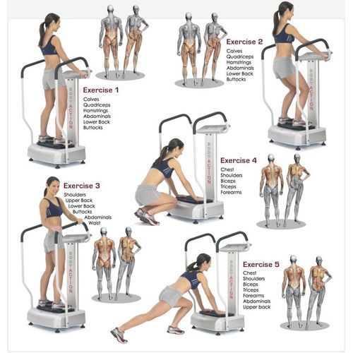 3D Blood Circulation Power Fit Ultrathin Whole Body Crazy Fit Massager & Slimmer Whole Body Shaper Vibration Platform Machine