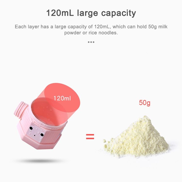 Milk Powder Box Portable Infant Toddler Snack Container