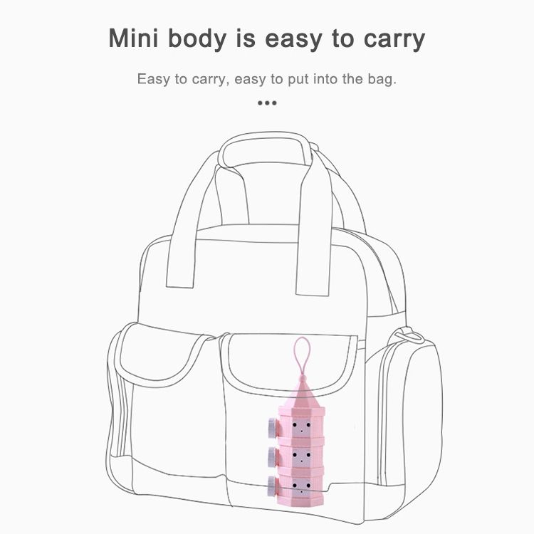 Milk Powder Box Portable Infant Toddler Snack Container