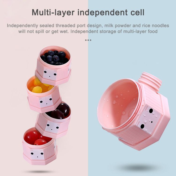 Milk Powder Box Portable Infant Toddler Snack Container