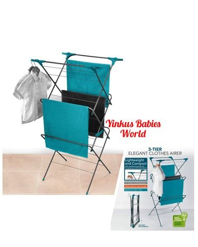 Deluxe 3Tier Tubular Cloth Airer Laundry Dryer