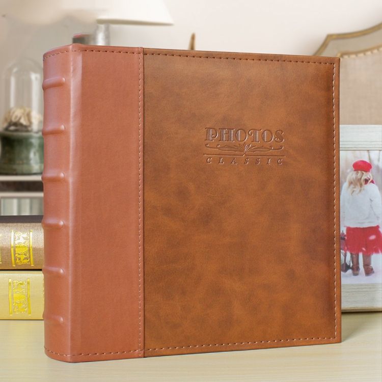 5R 7 Inch 200 Sheets Leather Photo  Album