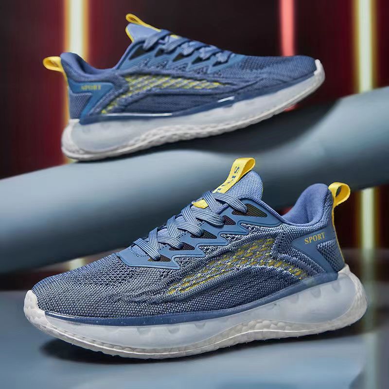 Men's Fashion Breathable Trend Running Shoes Cushion Shoes Fashion Breathable Sneaker