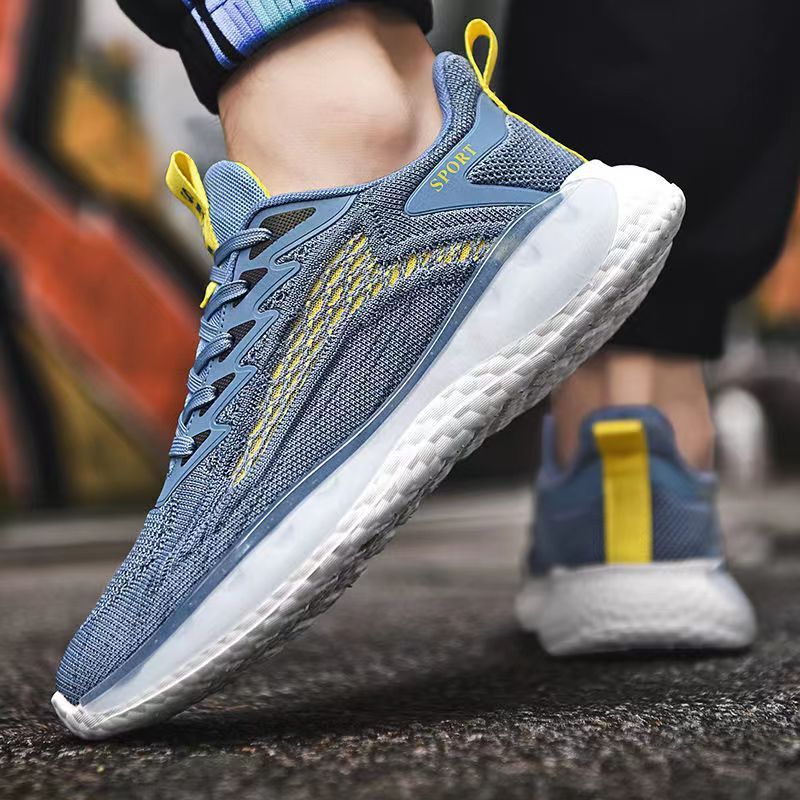Men's Fashion Breathable Trend Running Shoes Cushion Shoes Fashion Breathable Sneaker