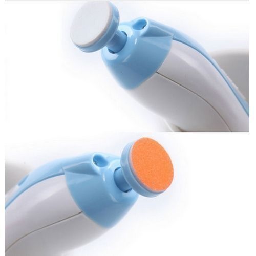 Toddler And Adults Safety Nail Care Electric Nail Trimmer/Clipper Sets.For Babies,Newborn,Toddlers Toes And Fingernails-Blue
