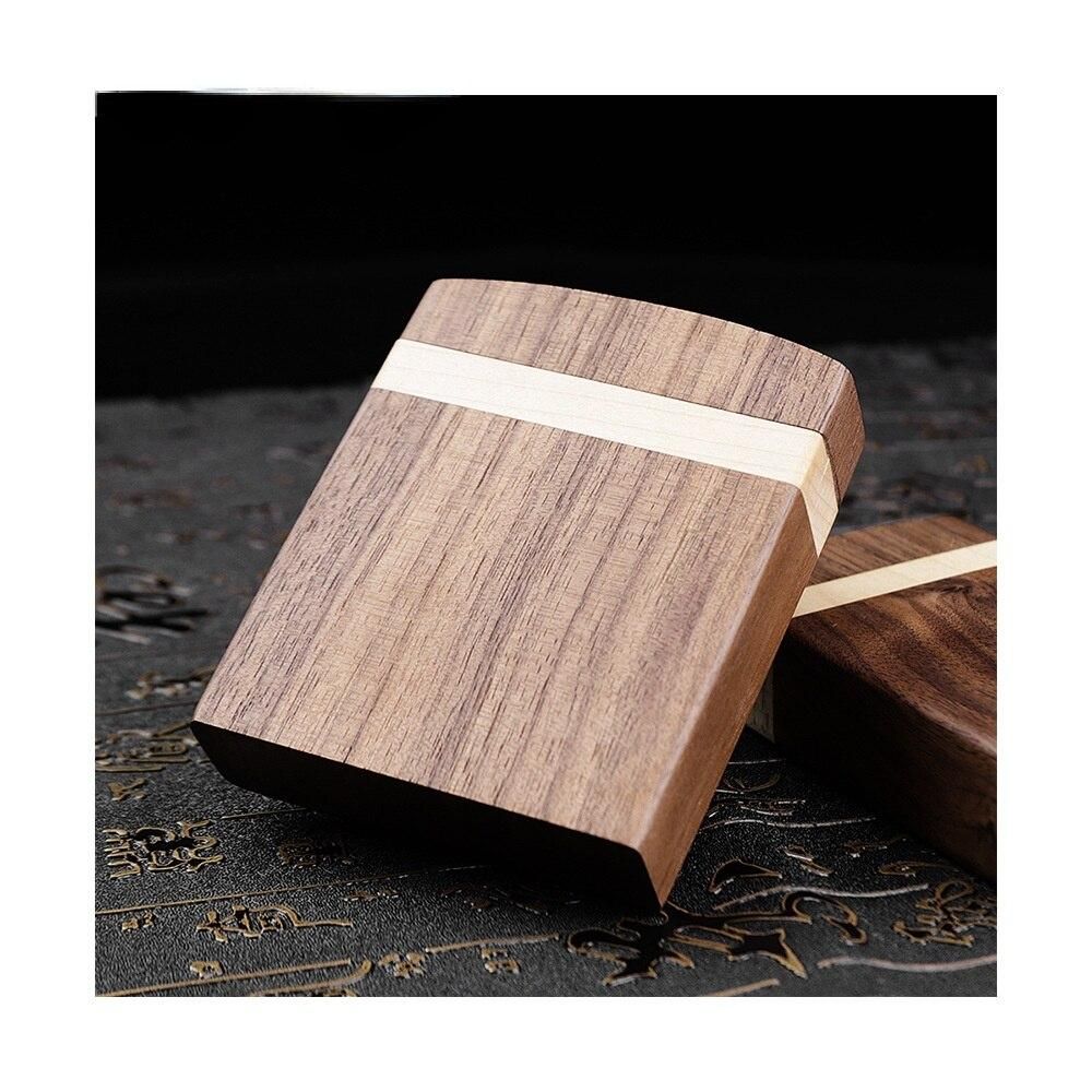 Wood-flavored Black Walnut Tobacco Case Men's Creative Flip Thick Tobacco Case Tobacco Case Women's Fine Tobacco Case