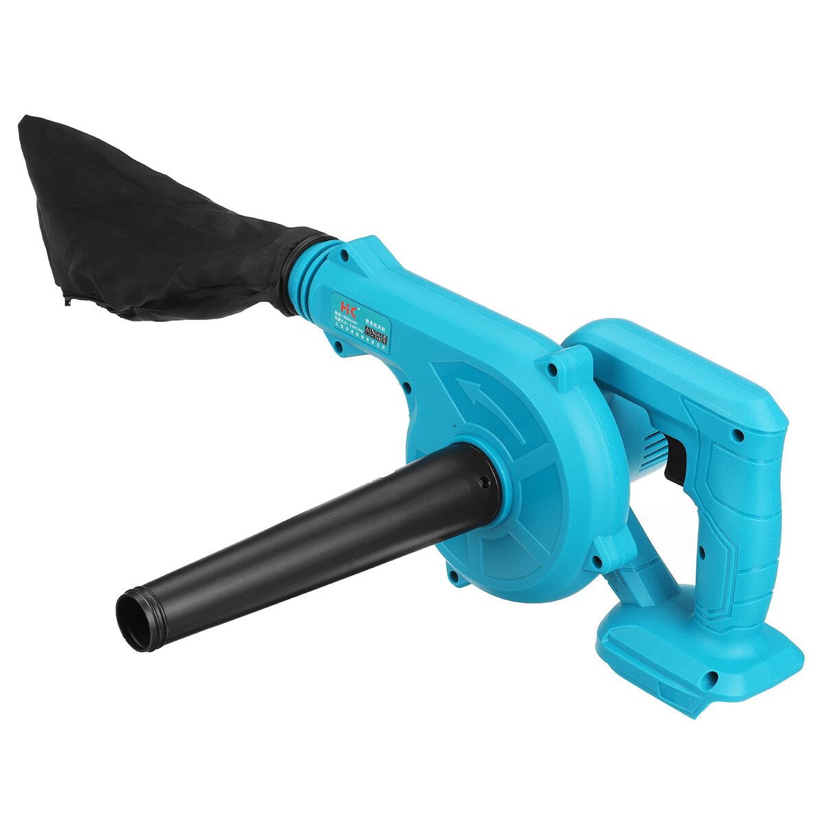 680W 18V Cordless Leaf Blower Handheld Li-ion Multifunctional Dust Sweeper Vacuum Cleaner Suction Blower Tool For