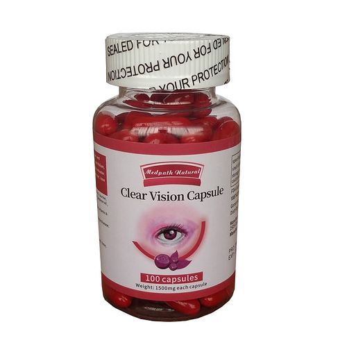 Clear Vision Vitamin Supplement Capsules.