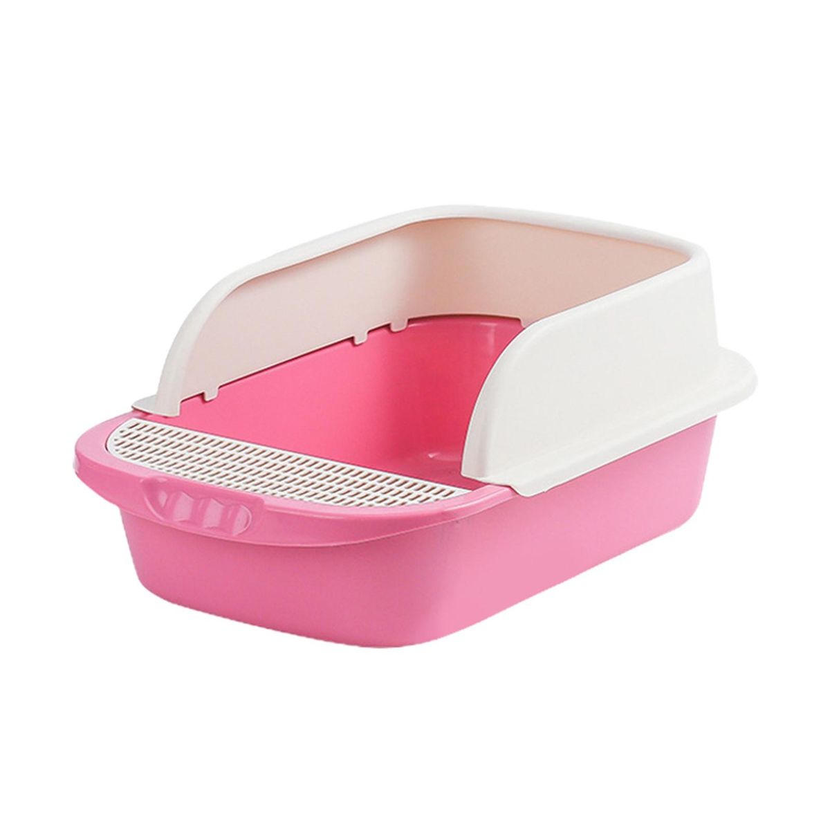 Cat Litter Box Easy Cleaning Cat Toilet Pink