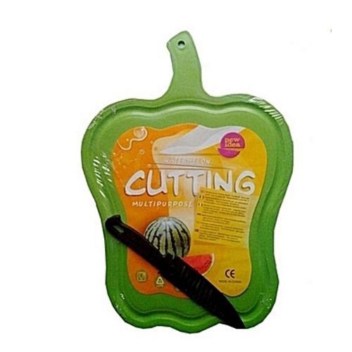Chopping Board With Knife - 