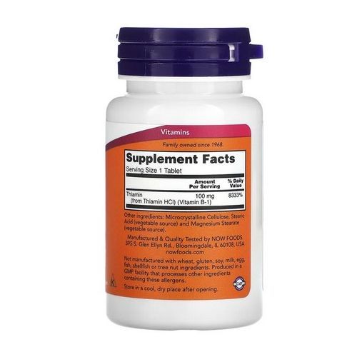 B-1, 100 Mg, 100 Tablets