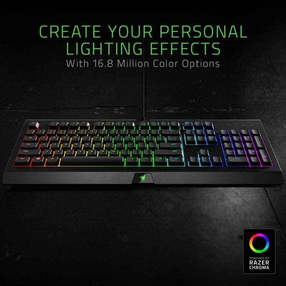 Cynosa Chroma RGB Lighting Gaming Keyboard- Individually Backlit Keys