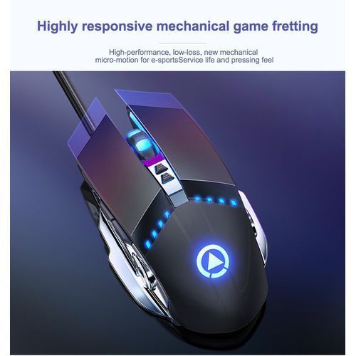 Wired Gaming Mouse 6 Button 3200 DPI Optical USB Computer Mouse