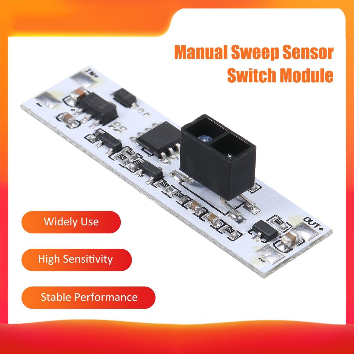 Hand Sweep Sensor Switch Module Wardrobe Short Distance Scan