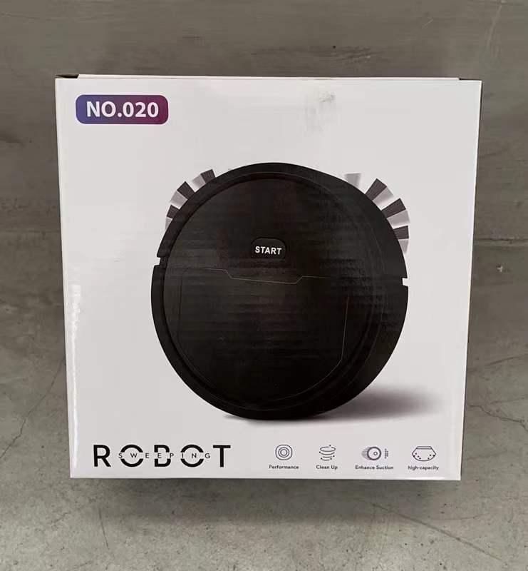 The new USB intelligent sweeping robot suction sweeping mop 3 in 1 integrated vacuum cleaning machine source manufacturer wholesale color box black