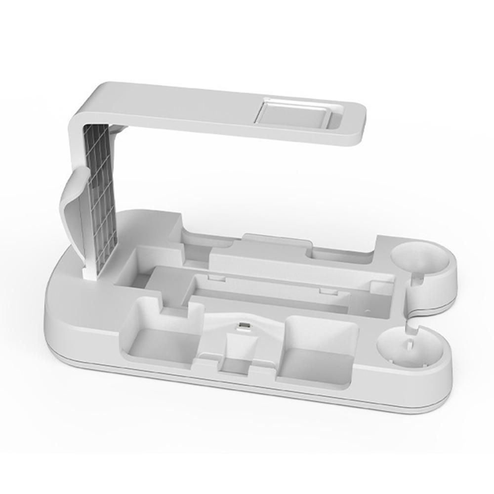 TYPE-C Multi-Function Charging Base Handle Charger with Storage Rack Holder for PS5/PSVR Handle TYPE-C Multi-Fun, White