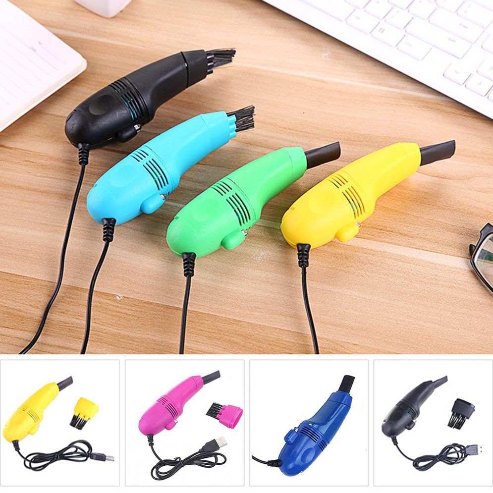 1Pc Usb Keyboard Cleaner Pc Laptop Cleaner Computer Vacuum Cleaning Kit Tool Green