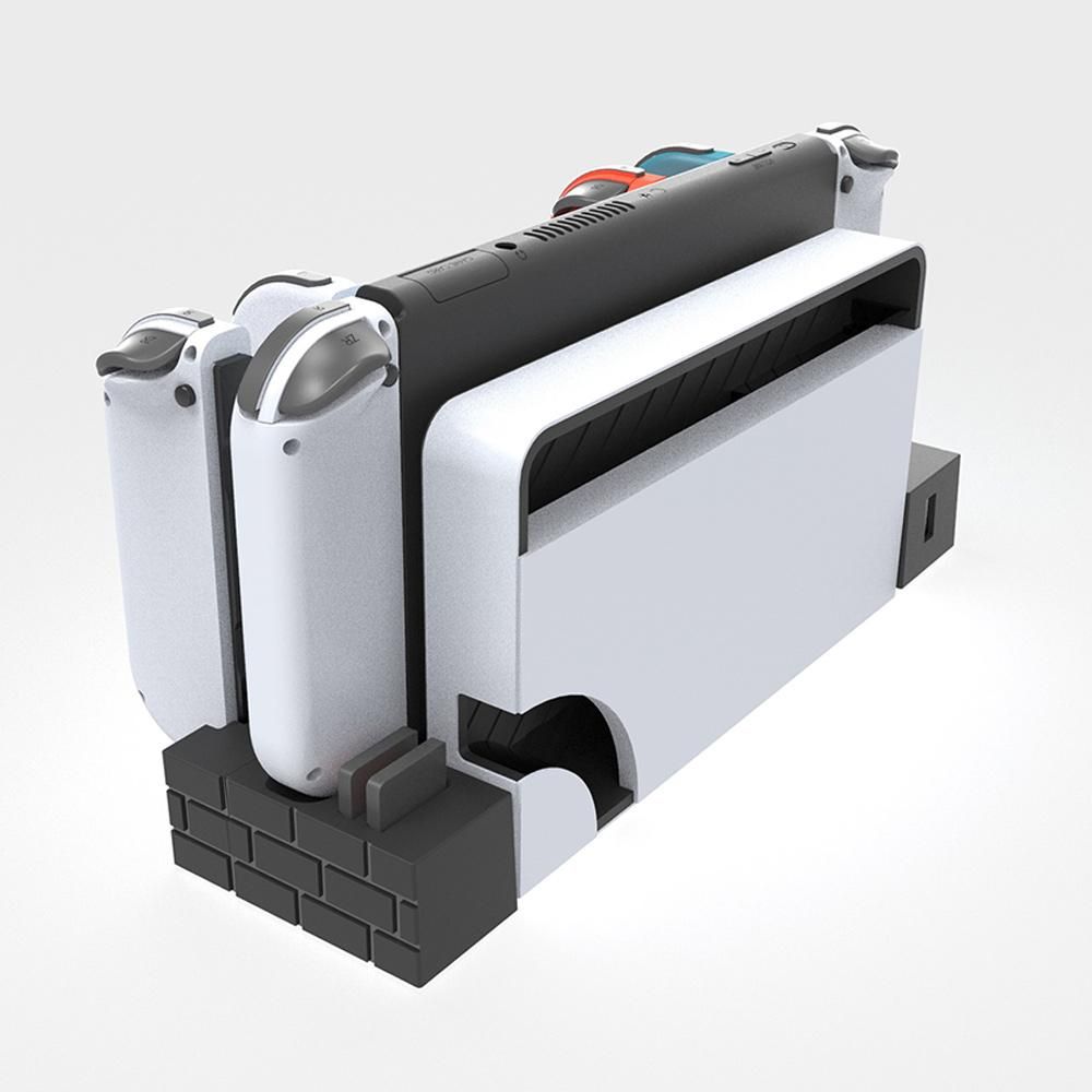 For Controller Charger Dock Stand for Switch NS Brown