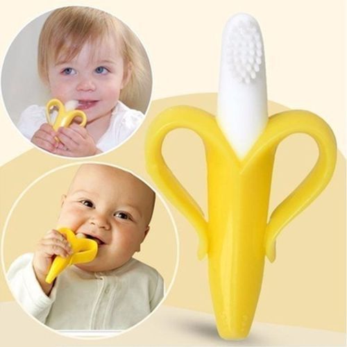 Banana Silicone Toothbrush Oral Care For Babies
