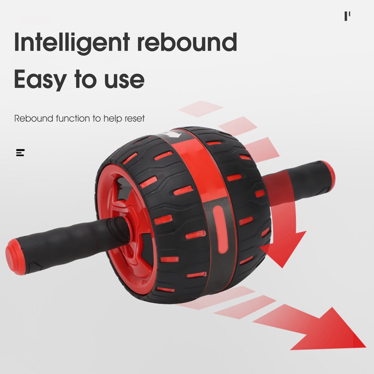 Exercise Wheel Mute Belly Muscle Exercise Wheel Red