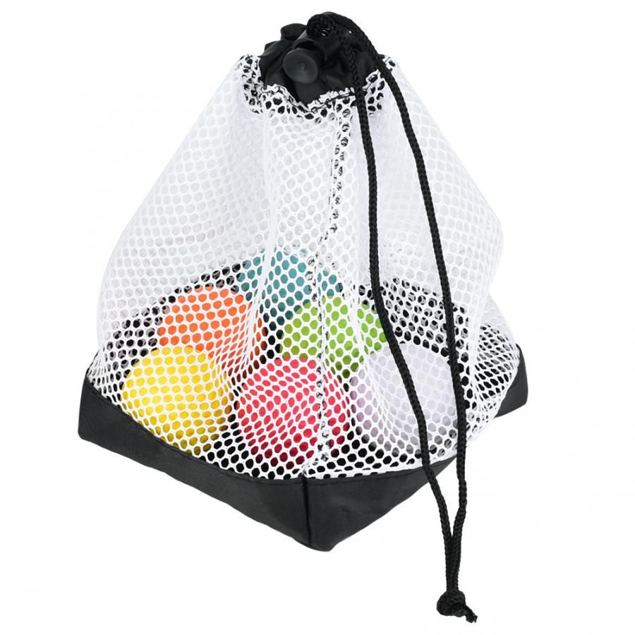 Nylon Mesh Drawstring Pouch 36 Balls Storage Net Bag