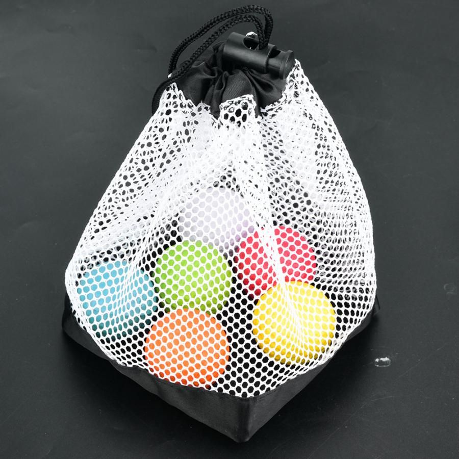 Nylon Mesh Drawstring Pouch 36 Balls Storage Net Bag