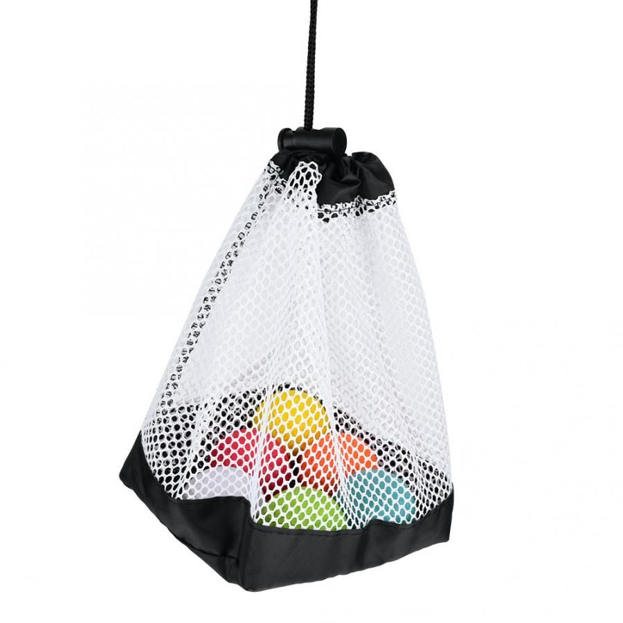 Nylon Mesh Drawstring Pouch 36 Balls Storage Net Bag