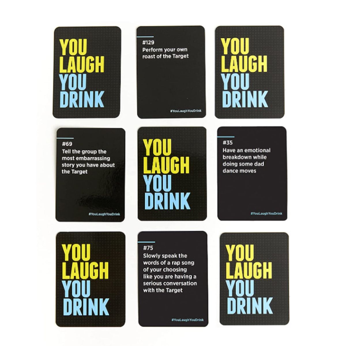 1 Set Game Cards Laughing And Drinking Game Board Cards