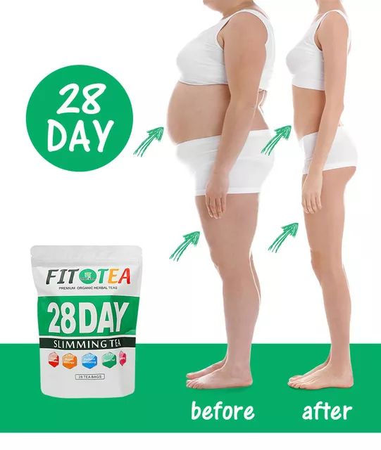 Natural Herbal Slimming Tea (Fit Tea) With Green Tea