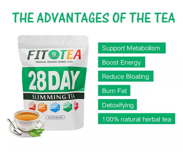 Natural Herbal Slimming Tea (Fit Tea) With Green Tea