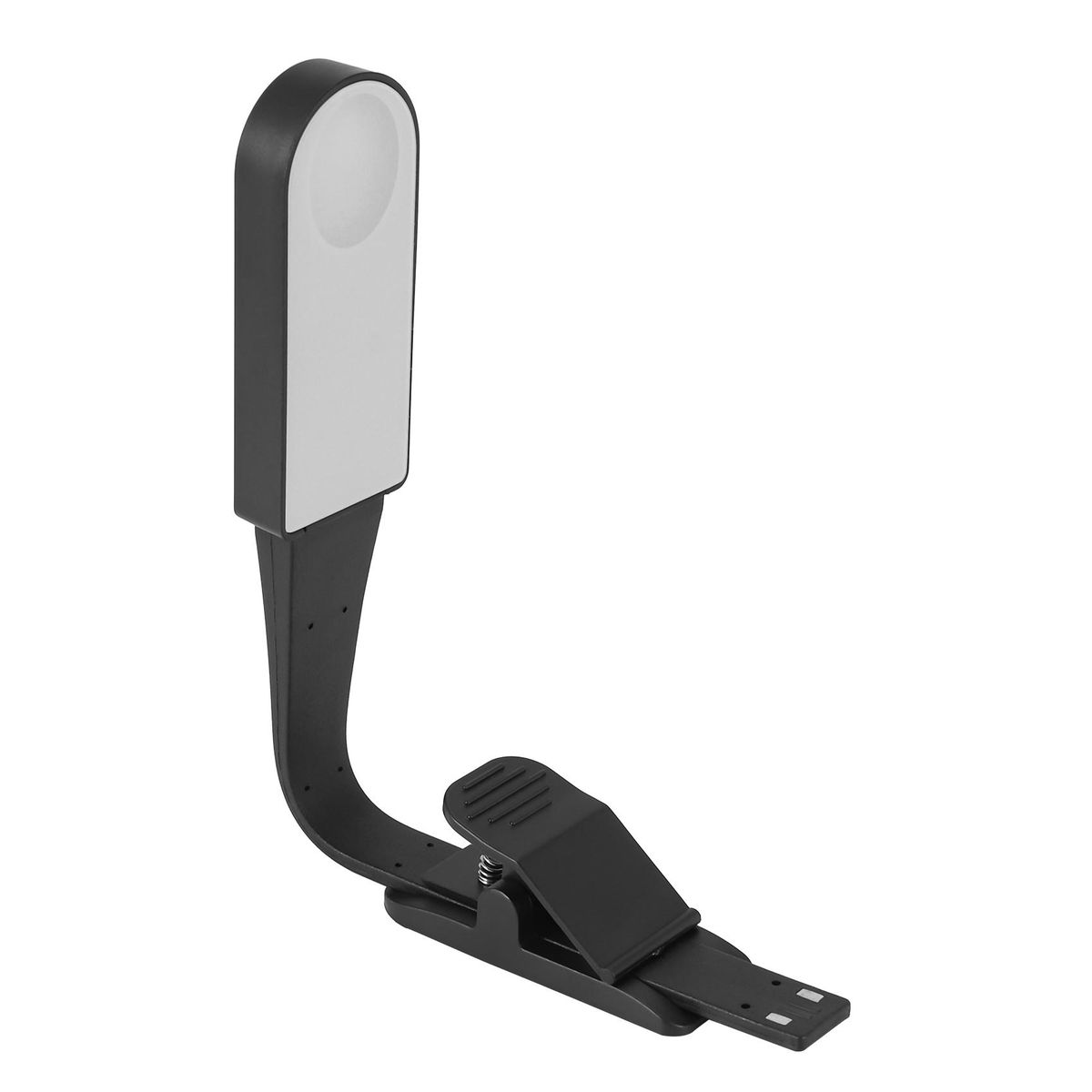 Book Light USB Rechargeable Reading Light with Contact Sensor Flexible Clip on Book Light for Reading in Bed