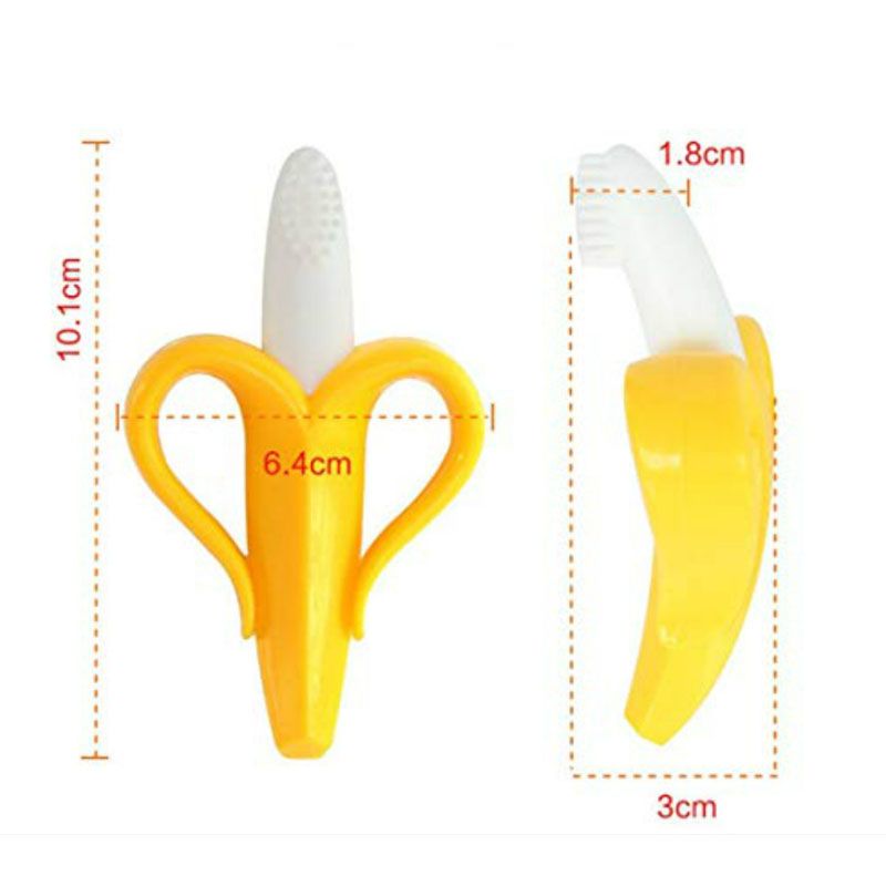 5pcs Silicone Baby Teething Brush
