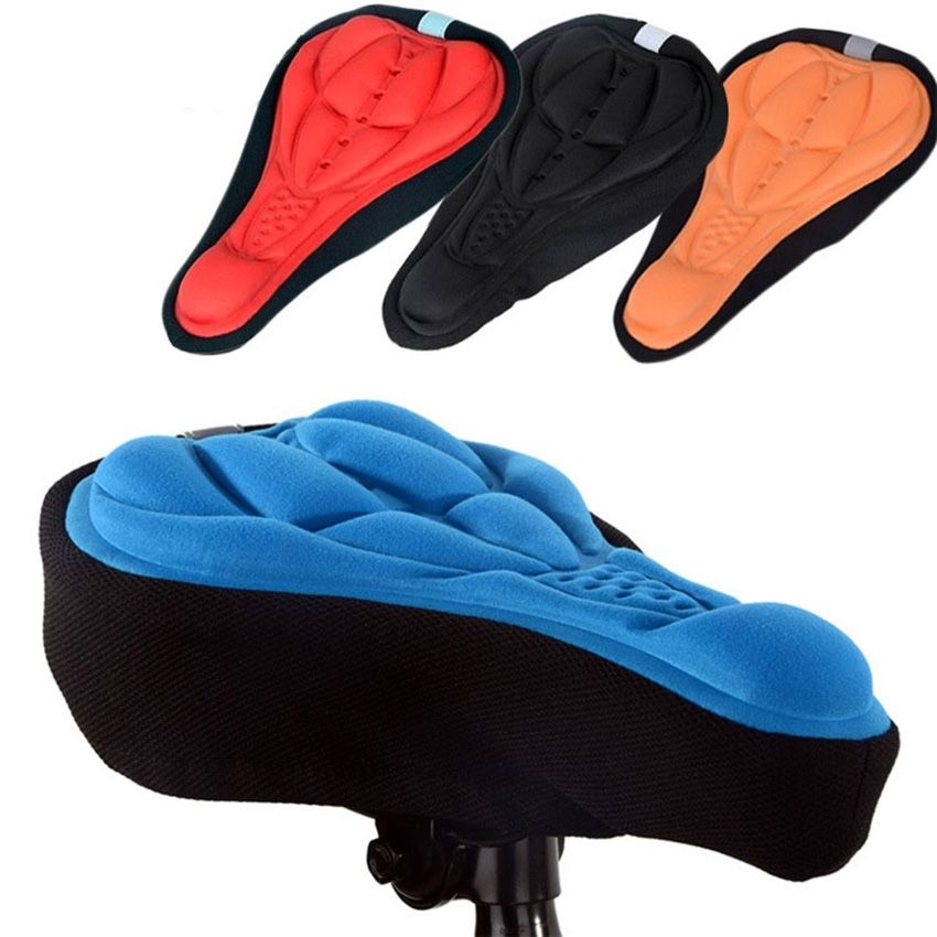 3D Soft Bike Seat Saddle Bicycle Sponge Thicken Cover